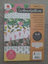 Designpapier Motivpapier Block mit Glitter 15×21 cm Basteln Scrapbooking