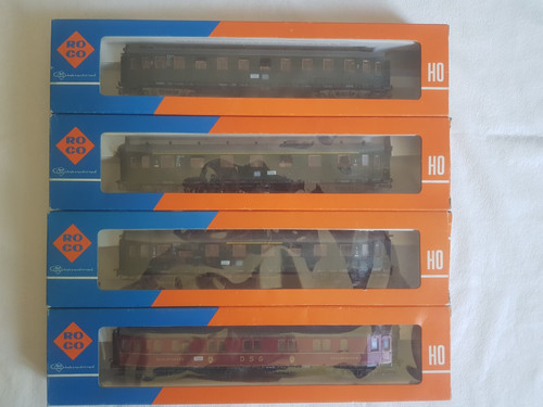 Roco personenwagen - 4, h0