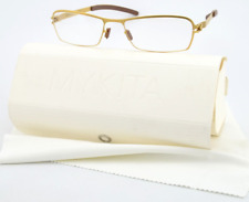 MYKITA Berlin Brille Modell MIA Gold Satin Flexible Steel Minimal Germany + Case