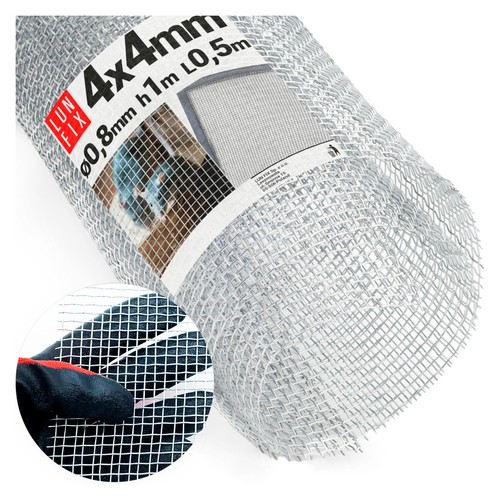Drahtgeflecht verzinkt 4x4mm - drahtgeflecht,