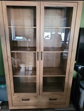Vitrine, Schrank Eiche