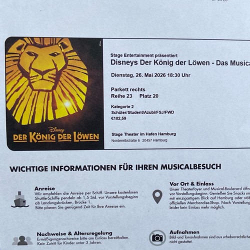 Disneys der könig - könig, löwen