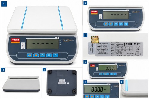 Tem teko lcd digitalwaage - tem,