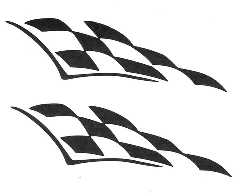Racing streifen 16x5cm - streifen,