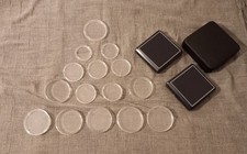 Konvolut - Münzkapseln / Münzschatullen - gebraucht / leer