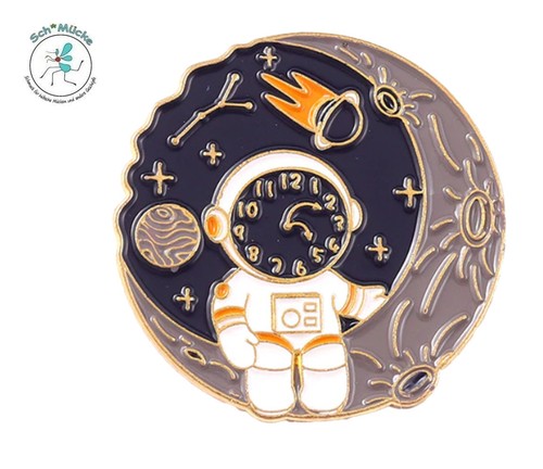 Anstecker astronaut uhr - astronaut,