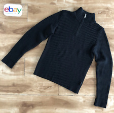 Belstaff ZIP SWEATER, Strickpullover, black, wool acryl blend, size M