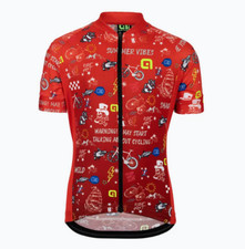 Ale Maglia Bimbo MC/ KD SS Jersey rotes Kinder Trikot Radtrikot