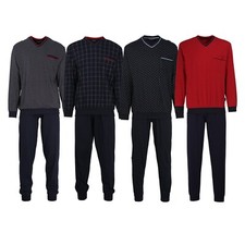 GÖTZBURG Pyjama Schlafanzug Herren Nachtwäsche 2-teilig, 100% Baumwolle