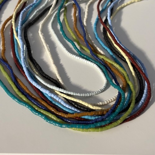 Glas perlen kette krobo - glas, ethno