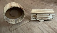 Hamsterrad Hamsterlaufrad Hamster-Laufspielzeug Haustier -Übungsrad mit Wippe