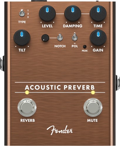 Fender acoustic preverb pedal - acoustic,