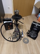 Amy Deluxe Shisha Komplettset mit Kohleanzünder & Zubehör – Top Zustand