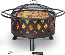 Feuerschale mit funkenschutz - feuerschale,