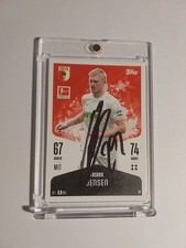 Topps 2024-25 Fredrik Jensen Fc Augsburg On Card Auto Parallel Ultra Rare