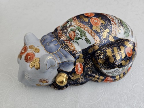 Japanische porzellan katze - porzellan,
