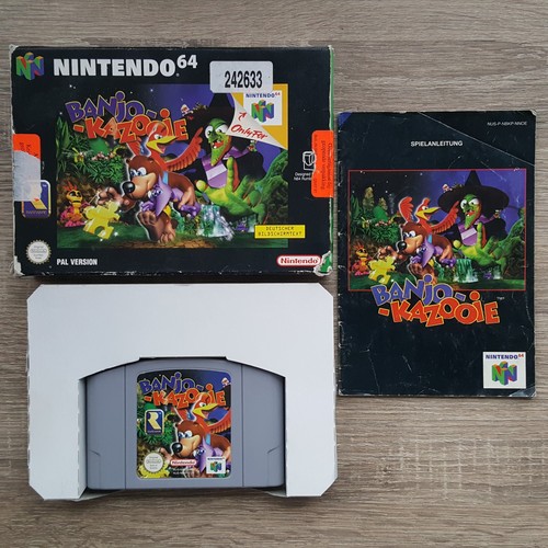 N64 banjo kazooie ovp mit - n64,