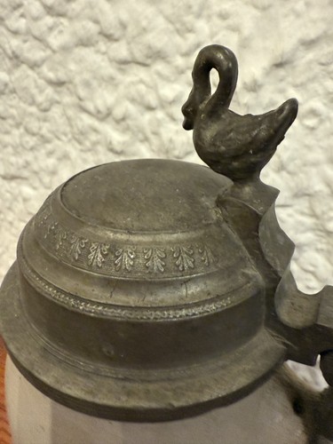 Alter bierkrug mit - alter, 1l