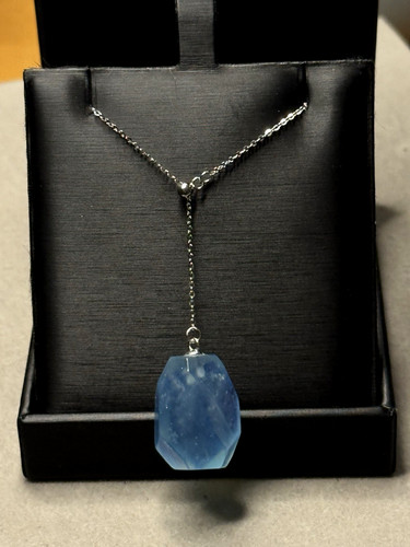 Kette anhänger aquamarin 925 - aquamarin,