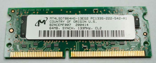 Micron 64mb pc133 133mhz - micron,