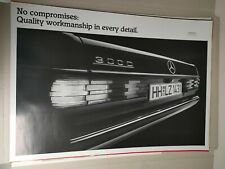 Plakat Mercedes Werbeplakat 1983 300D Belegexemplar Original DIN A1 TOP!