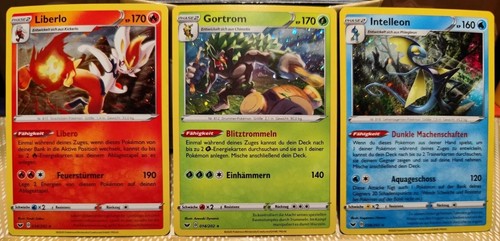 Set pokemon karte intelleon - 3x,