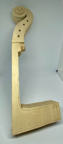 Neues cello scroll und - cello,