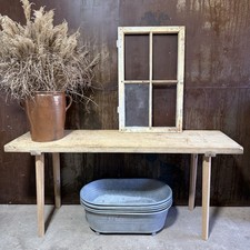 Altes Sprossenfenster Fensterflügel Fenster Holzfenster um 1850 / H93 B58 T4 cm