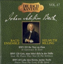 Johann Sebastian Bach Kantaten Rilling Vol.67 (Hänssler Classic, CD)