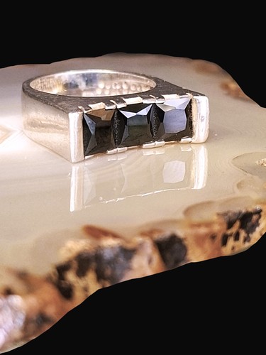 Ring silber 925 lila steine - ring,
