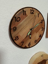 Wanduhr Buche Handgefertigt!!