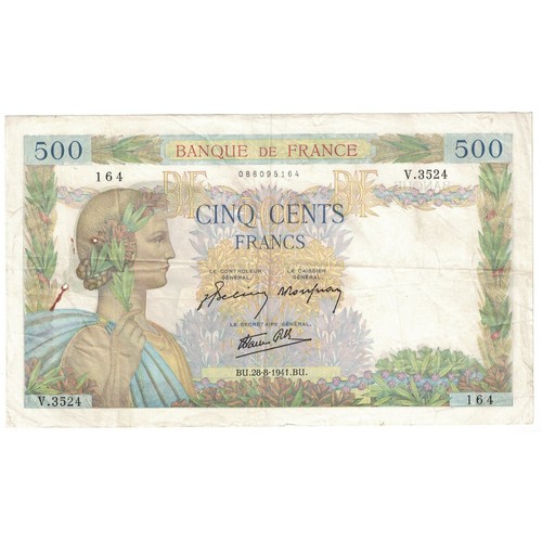 Frankreich 500 francs - francs,, la