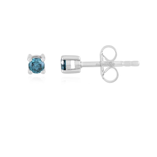 Cavill blaue diamant ohrringe - blaue,