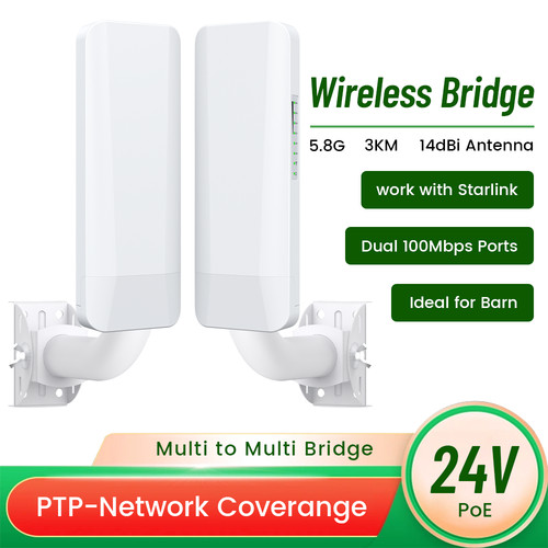 3km wireless wlan bridges cpe - wireless,