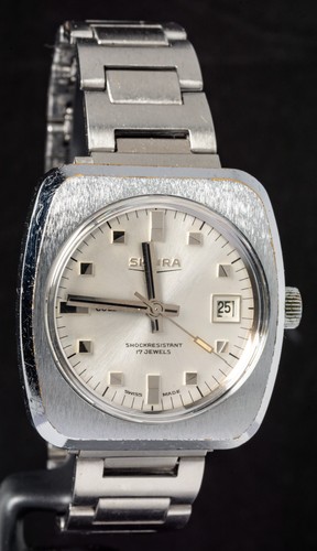 Sicura collins silver dial - collins,