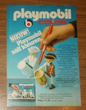 Seltene Werbung PLAYMOBIL COLOR Trommler Spielmann Soldat Klicky 1978