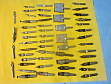 42597 50 Schreibfedern 3  antik ATO Redis TIF Lys