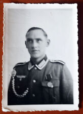 Foto , Deutscher Soldat 2.WK , Soldatenfoto ,Abzeichen, Militaria