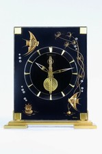 Jaeger LeCoultre Tischuhr Stabwerk Marina Fish Ref. 352 Dif20543 AVS17961 X