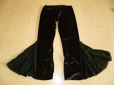 weite Hose weit Samt Bauchtanz Fusion Bellydance Tanz dance Kostüm Top ATS