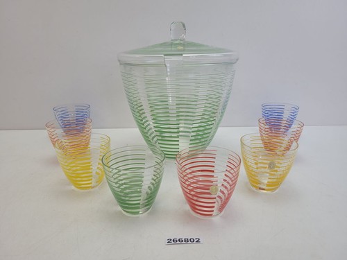 Bowle gläser veb kunstglas - bowle,