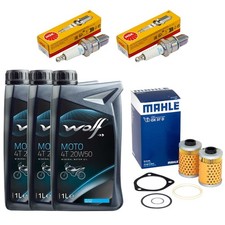 Inspektion Ölfilter Öl 3L Set Zündkerzen für BMW R 65 GS R 45 N R75 R65 1977-93