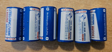 6 x Litelong 1300mAh CR123A (17335) LiFePO4 Wiederaufladbar Akku