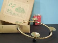 Original Art Déco Advents Kranz Halter Rohling Metall Gold Dm 30cm