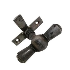 Fensterolive Horn antik mit Einreiber alt Kugel Hornolive