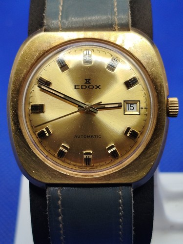 Vintage automatikuhr von edox - vintage-automatikuhr,