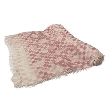 Louis Vuitton Kaschmir Seide Stola Schal Elfenbein Hellrosa 74 x 50 in