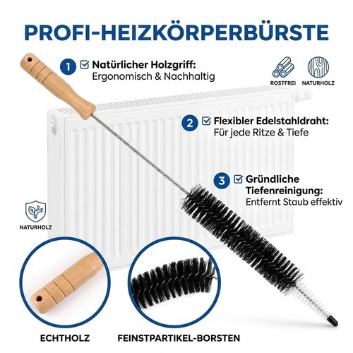 Heizkörperbürste für