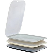 3x Stapelbare Aufschnittbox