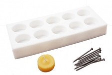 Teelichtgießform für 10